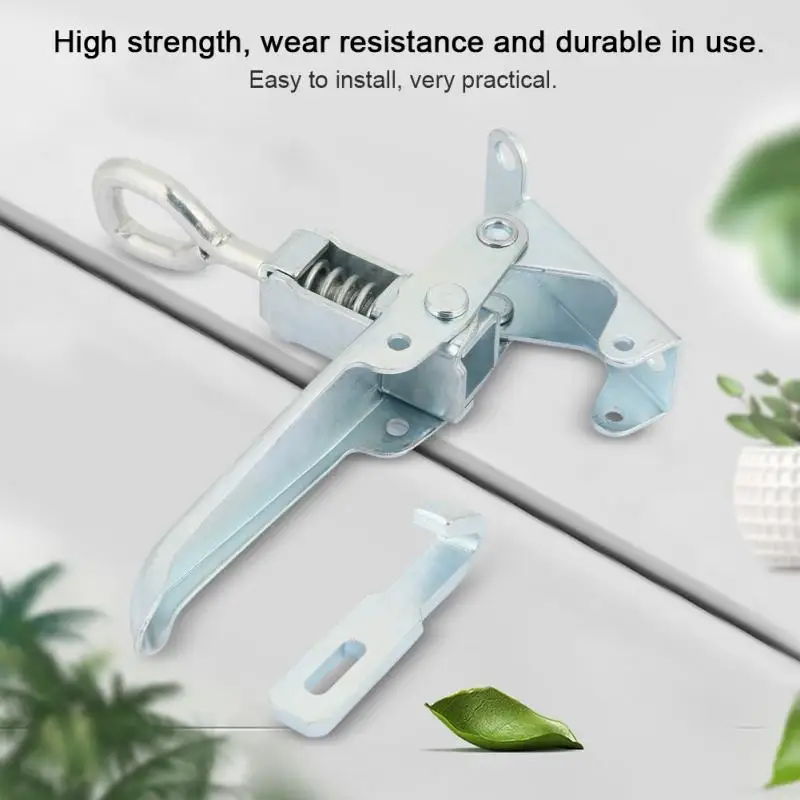 CXKSB Hasp 56 180mm Iron Buckle Lock Latch Lockable Heavy Truck Trailer Clip hasp Spring Loaded Safety Latch Hardware Accessories Furniture Hardware CXKSB Hasp 56 180mm Iron Buckle Lock Latch Lockable Heavy Truck Trailer Clip hasp Spring Loaded Safety Latch Hardware Accessories Furniture Hardware
