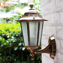 Наружные Настенные светильники с хорошим креплением, светодиодные лампы для крыльца, наружные светодиодные традиционные Уличные светильники, декоративные светильники, садовые светодиодные лампы для безопасности