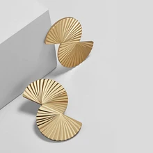 Дизайн, маленький золотого цвета, серьги-гвоздики для женщин, простая монета, минималистичные витые серьги, свадебные ювелирные изделия