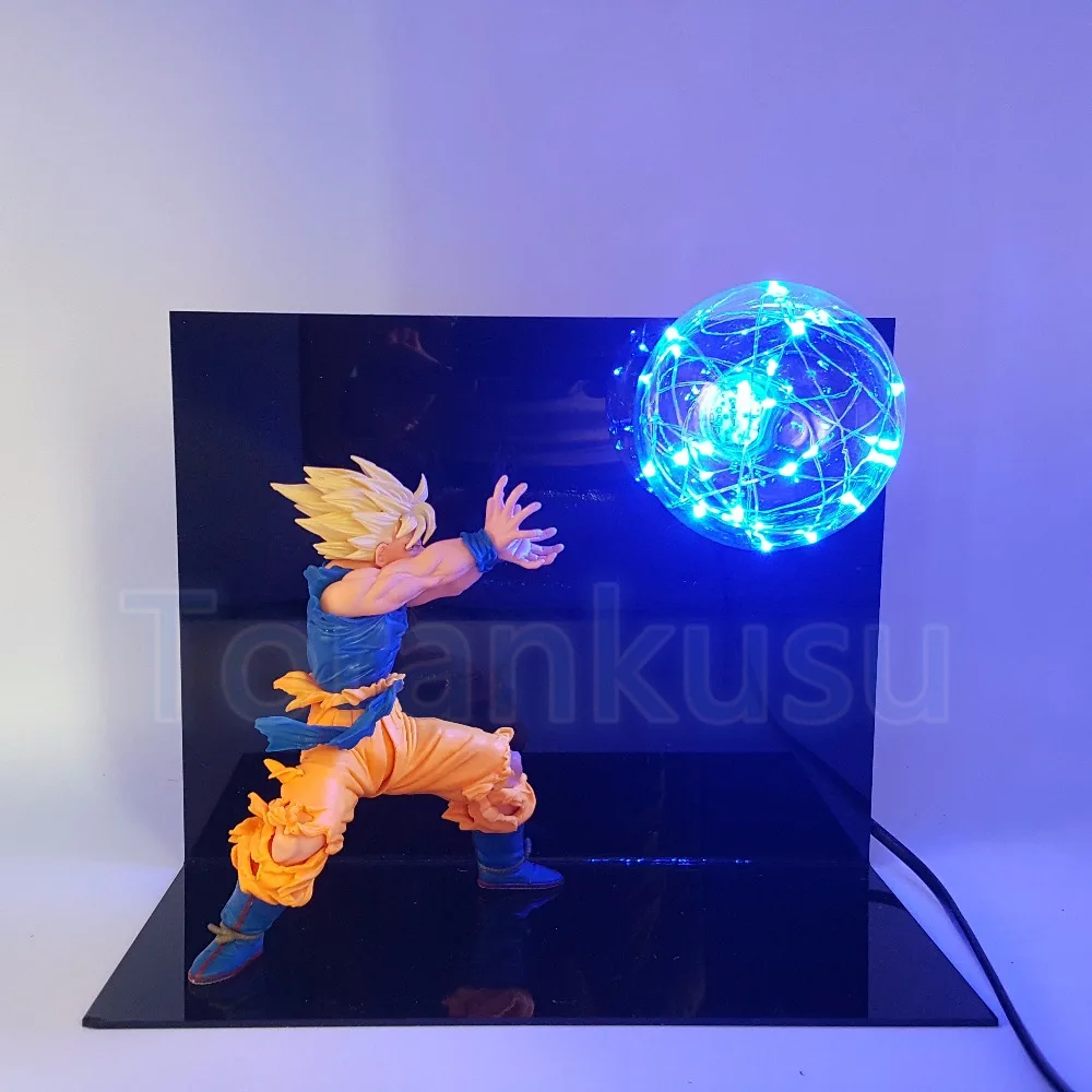 Dragon Ball Z фигурка сон гокоу Kamehameha DIY дисплей игрушка Драконий жемчуг Гоку Супер Saiyan Flash Ball Набор игрушек DIY99