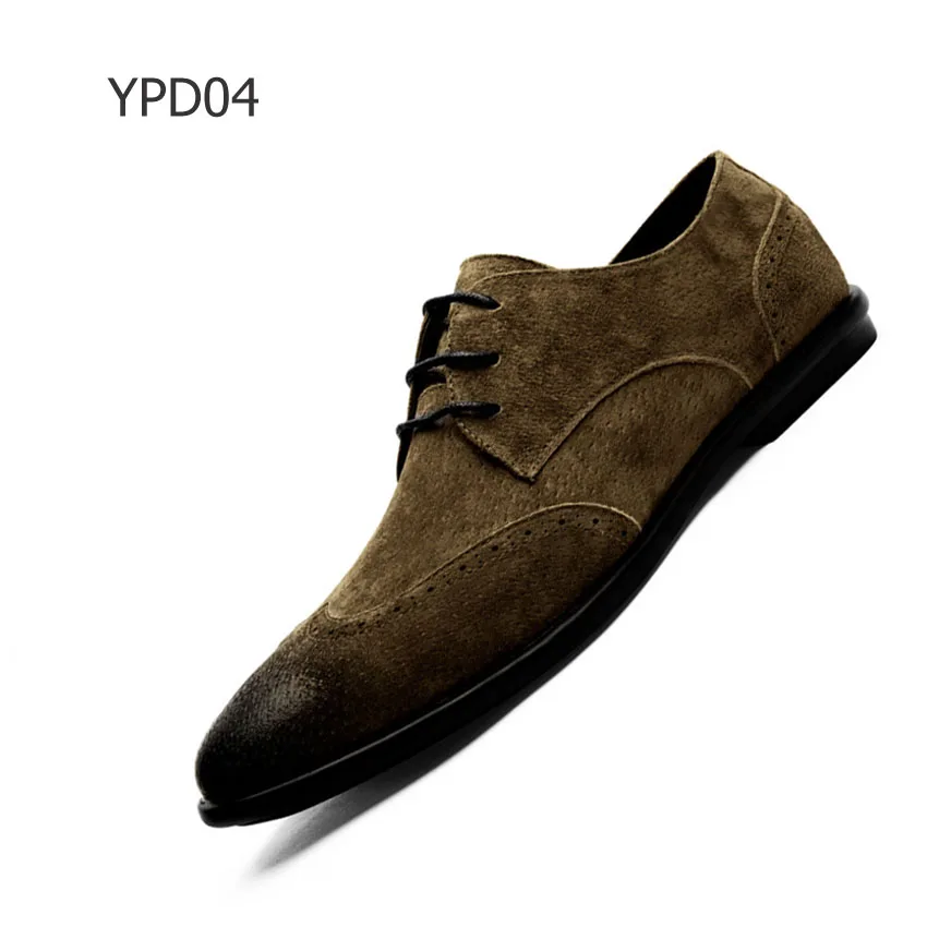 Up De Couro Preço Wgf25 Ypd04 Ypd04 Pontudos Formal Desai Masculino Brogue Ypd04 Homem Estilo Genuíno Wgf25 gray khaki brown Barato brown Casamento Apricot Sapatos Lace black Ypd18 Folga Britânico Marca qwwxYaXg4z
