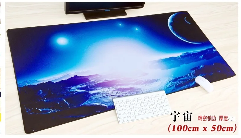 

WESAPPA 100X50/90X40CM XXL Large locking edge Gaming Mouse pad speed Keyboard mousepad Desk Mat for game player