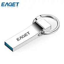 Original EAGET U90 USB 3.0 Flash Drives 64GB 32GB 16GB Metal USB Mini Memory Stick Pen Drive Data Transfer For Laptop PC U Disk
