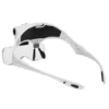 1set Adjustable 5 Lens Loupe Headband Magnifying Glass Magnifier LED Light lamp Magnifying Glasses For Eyelash Extension Beauty ► Photo 3/6