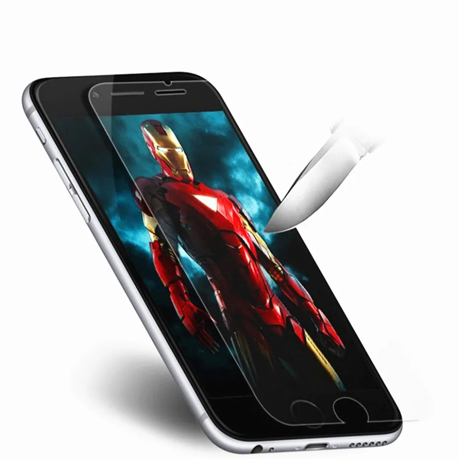 Защитное закаленное стекло 9H для iphone 6 7 5 s se 6s 8 plus XS max XR|Защитные стёкла и плёнки| |