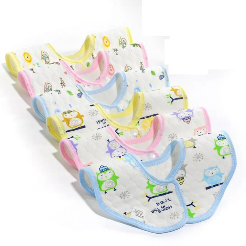 

10 Pack Baby Bibs Waterproof Soft Cotton Baberos Baby Boy Girl burp clothes Newborn Infant Toddler Towels