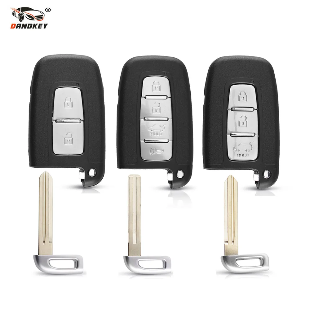 Dandkey 2/3/4B Car Key For KIA Soul Sportage Sorento Mohave K2 K5 Rio Optima Forte Cerato Hyundai I30 Ix35 Genesis Velo | Автомобили и