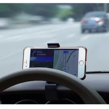 

Universal Car Phone Holder Adjustable Dashboard Mount Clip Mobile Smart Phone GPS Stand Bracket For Iphone 6 6s 7 8 Plus