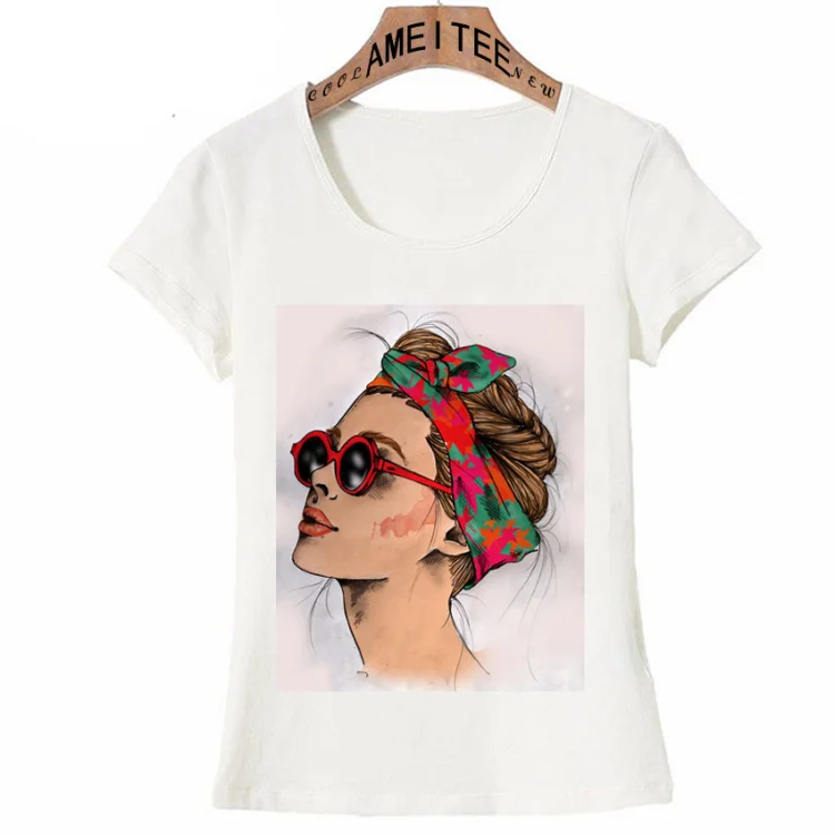 Повседневная футболка с принтом Парижской кутюр, женские топы, летняя футболка, женская футболка, футболка для девочек, женская футболка, футболки, Camiseta Feminina, Новинка - Цвет: Z4503