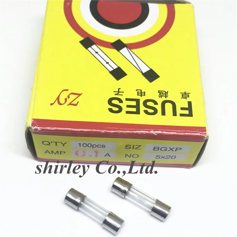 0.1A 250V 5X20_