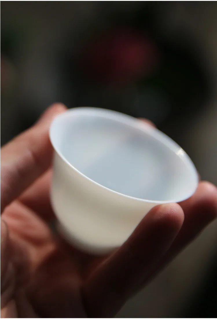 6 шт.! WIZAMONY Цзиндэчжэнь посуда чайная чашка чайный сервиз чайная чаша белая керамическая кунг-фу чайные чашки Китайский Фарфор Чаша