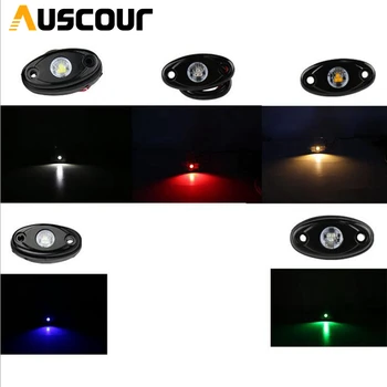 

8x 72w Bluetooth RGB LED Rock Light Led Under Vehicle atmosphere Light Music Flashing Multicolor Off Road For Vehicle DRL Jeep