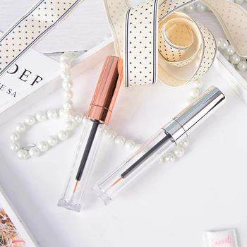 

5Pcs 6ML DIY Transparent Empty Mascara Tube Mascara Bottles Eyelashes Eyeliner Vials Eyelash Eyeliner Wands Funnels 2 Colors