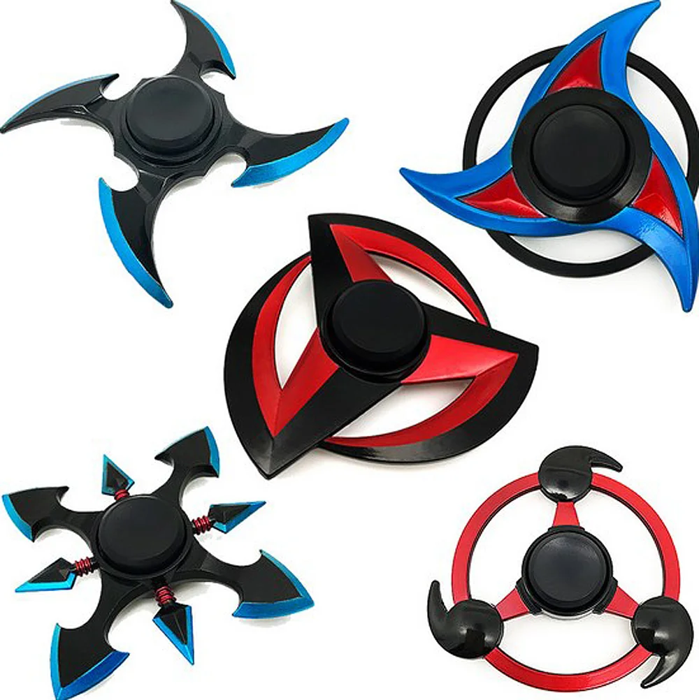 Genji Shuriken Ninja El Fidget Spinner Naruto EDC Metal HandSpinner