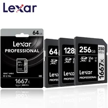 New Original Lexar SD Card 64GB 128GB 256GB SDXC U