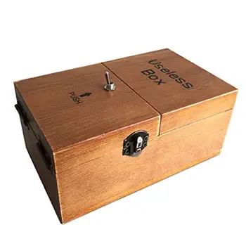 

Useless Box Turns Itself Off Storage Box