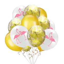 12 дюймов Новый Розовое золото Фламинго латексный воздушный шар вечерние Свадебный декор для комнаты