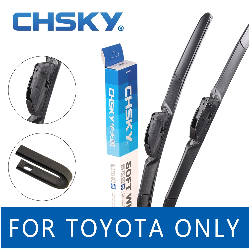 

CHSKY Car Windshield Wiper Blade for For Toyota Land Cruiser Verso Avalon XX30 XX40 Aygo Urban Cruiser Sienna XL20 Sequoia Prado