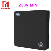 2017 Mesuvida New Arrive Original Set-top box Z83V Mini PC Intel Atom X5-Z8350 CPU Windows 10 OS 64bit