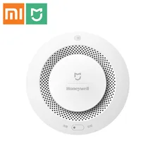 Xiao mi jia умный детектор дыма пульт дистанционного управления звуковым оповещением датчик обнаружения mi пожарное контролирующее устройство для безопасности дома