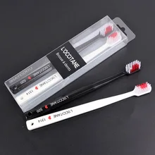 Lovers Мягкая зубная щетка с милым сердцем бамбуковая зубная щетка 2 шт. туристические Зубные щетки взрослые домашние эфирные