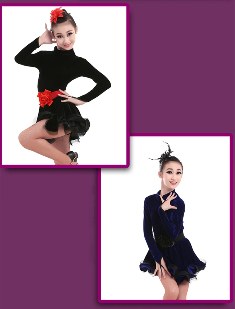  Tango Ballroom Dance Dress For Girl (1)