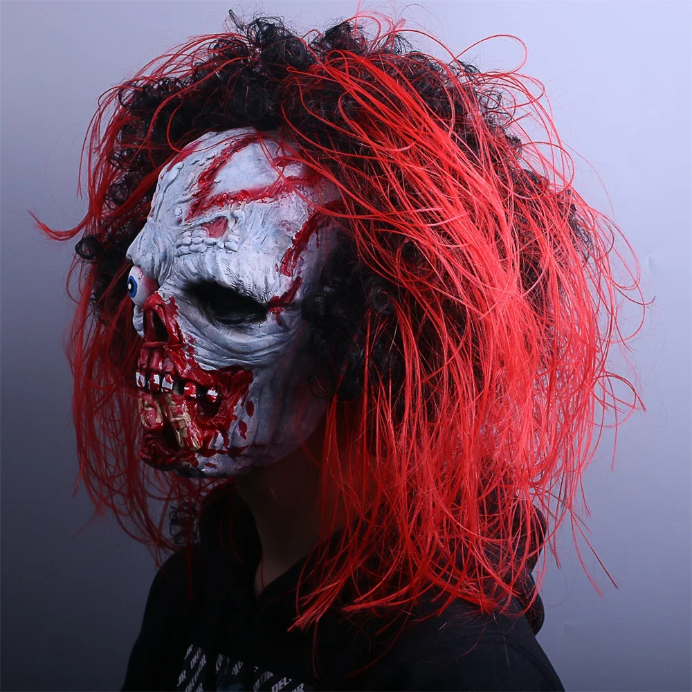 Scary Bloody Zombie Mask Skull Mask Masquerade Masks Halloween Accessory Props (1)