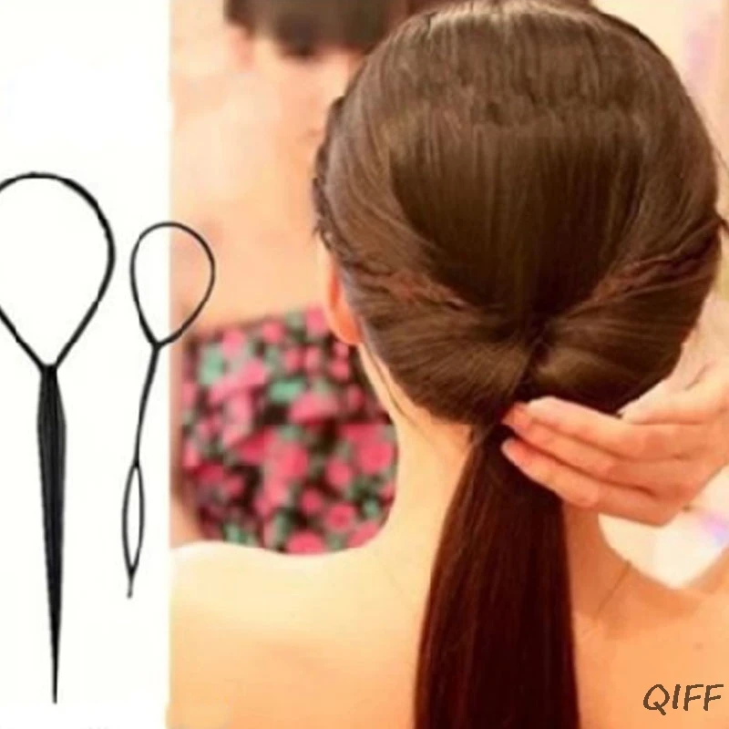 

Plastic Magic Easy Topsy Hair Tail Braid Ponytail Styling Maker Clip Tool Black