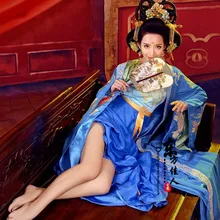 Hui tv Play Legend о китайском императрица у Meiniang Blue Tang костюм hanfu для женщин для принцессы