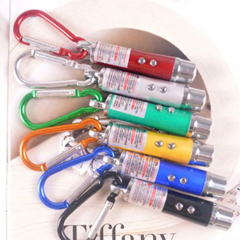 

Super Useful Mini Flashlight 3 Functions Laser Light LED Lamp Purple Lighting Multifunctional Electric Torch Small Gift Keychain