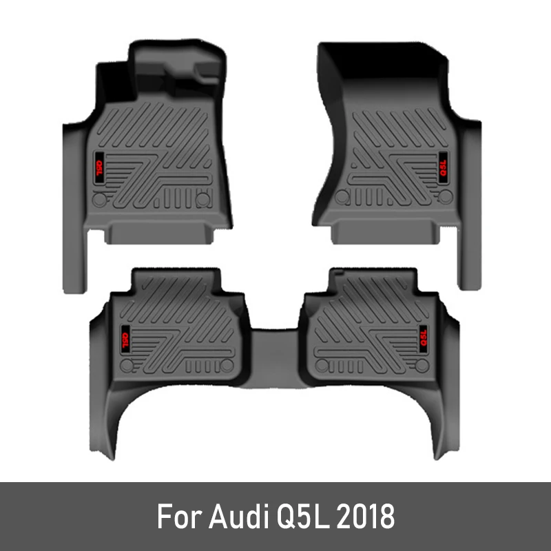 Новинка TPE пользовательские автомобильные коврики для Audi Q5 FY Q5L Audi Sline аксессуары накладки для ног Автомобильный Ковер Стайлинг