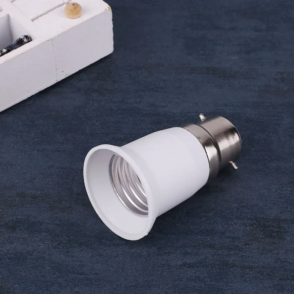 

Mabor Double Socket Base B22 Convert To E27 Lamp Holder Adapter Converter Lamp Bulb Splitter Adapter Screw Lamp Base Holder