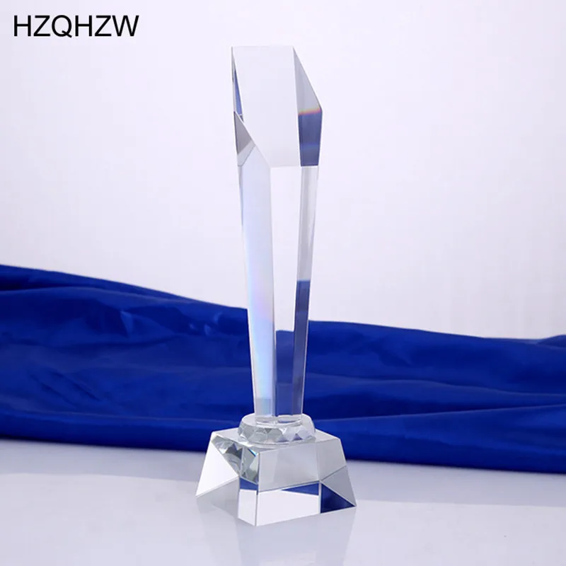 

CTCB0020 New Customized Crystal Trophy Premier League Americas Cup Awards Sports Events Souvenirs Lombardi Trophy Grammy Award