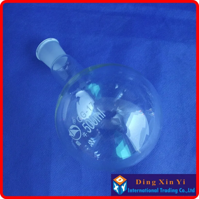 500ml 24/29 single neck round-bottom flask,Boiling Flask round bottom,short neck standard ground mouth