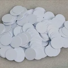 125 KHz ID записи T5577 с фокусным расстоянием 25 мм Тэги монеты 100 шт./лот