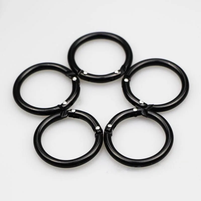 10pcs Spring O Ring,bag carbine,Round Carabiner Snap Clip Hook Keychain Trigger Keyring Buckle,DIY accessories outdoor tools