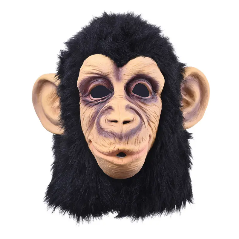 

Rise of Planet of the Apes Halloween cosplay gorilla masquerade mask Monkey King Costumes caps realistic FestivalParty masks