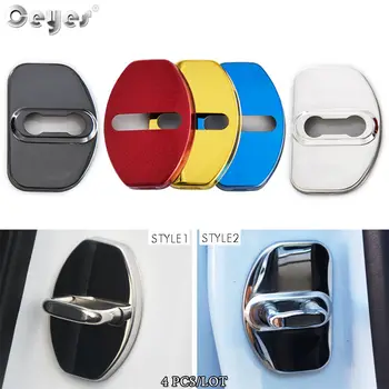 

Ceyes Car Door Lock Protective Cover Case For Volkswagen Golf 4 5 6 7 Polo Passat B5 B6 B7 VW Touran T5 MK6 Auto Oem Accessories