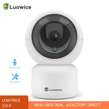 

Luowice 2mp Auto Track 1080P IP Camera Surveillance Security Monitor WiFi Wireless Mini Smart Alarm CCTV Indoor 1080p Camera