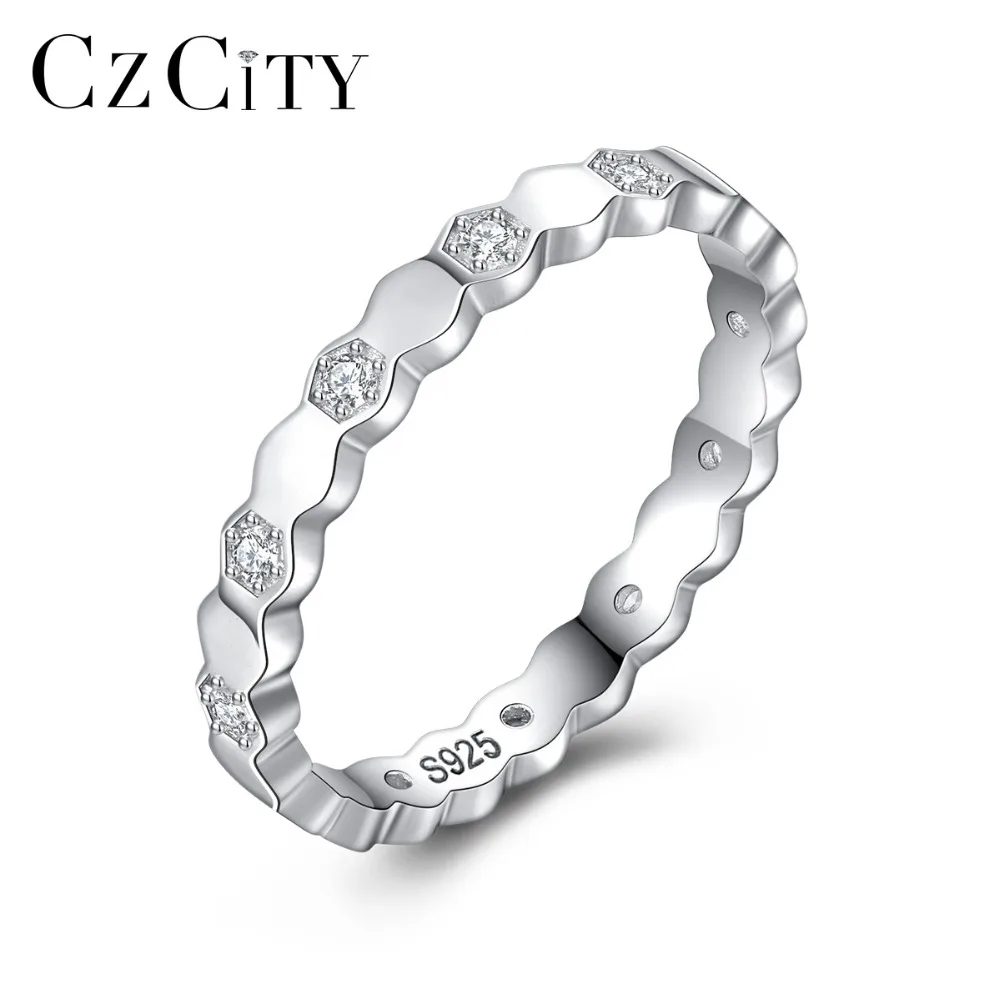 CZCITY натуральная 925 пробы серебряные волны красный ювелирных изделий для Для
