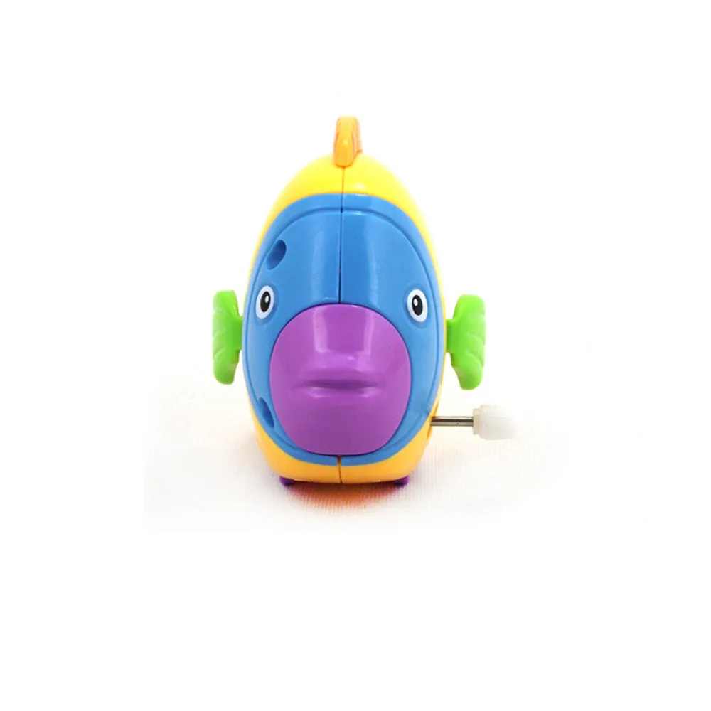 

HIINST Educational Toys For Baby Kids Shower Toys For Child Chain On Fun Colorful Fish Clockwork Bath Shower Toys For Kids