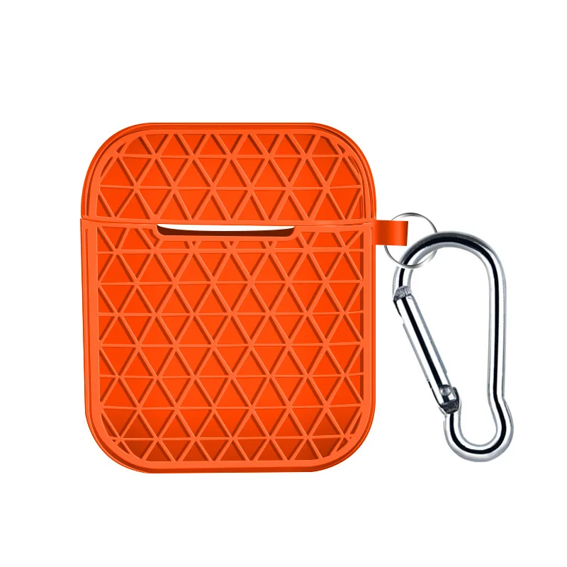 Функция "антипотеря носить силиконовый чехол для Apple IPhone airpods Чехлы i9 i9s i10 pro i10s i11 i11s i13 i19 наушники-вкладыши TWS с наушники coque - Цвет: orange