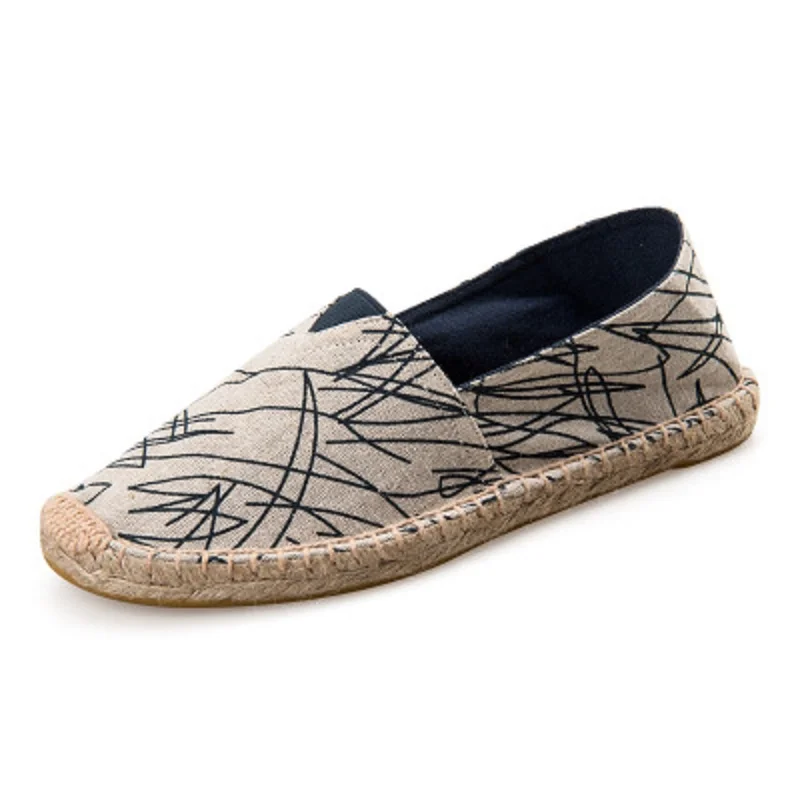 2018 Nouveau 1 Confortable Espadrilles Pêcheur 2 Casual Toile Été Chaussures Plat En 11Pnwqrgx5