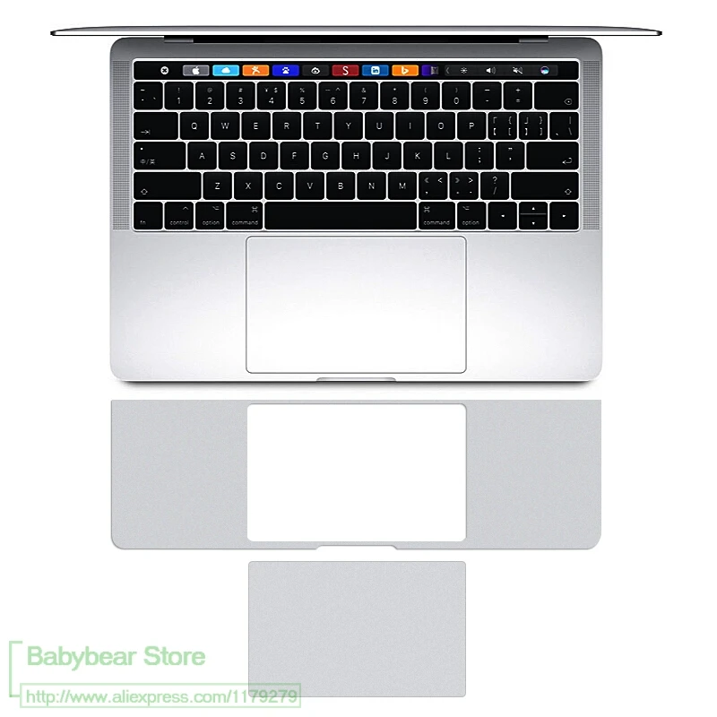 Серый цвет трекпад ладонь защита запястья наклейка для MacBook Air 13 11 Pro 15 Retina дисплей