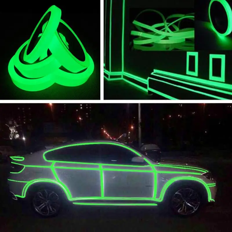 

15mm*3M Safety Mark Reflective Tape Stickers For Bicycles Frames Cycling Self Adhesive Film Warning Tape Reflective Film