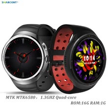 LES1 Smart Watch 1GB + 16GB Big Memory 1.39″ OLED android 5.1 OS GPS WIFI Arc Round Screen smartwatch with 2.0 MP camera