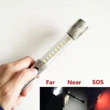 Aluminum alloy 3 Mode waterproof LED lighting 300 Lm Portable magnet design Light Power by AA battery