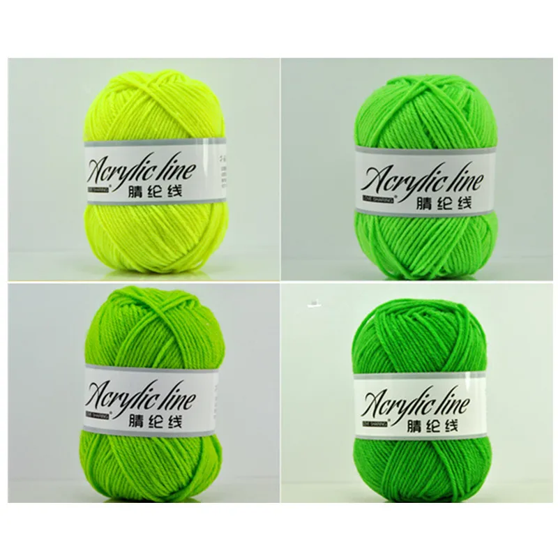 

50g 10piece milk line acrylic yarn scarf hat braided wire felt for crochet baby blanket hand knitting spin winter warm yarn
