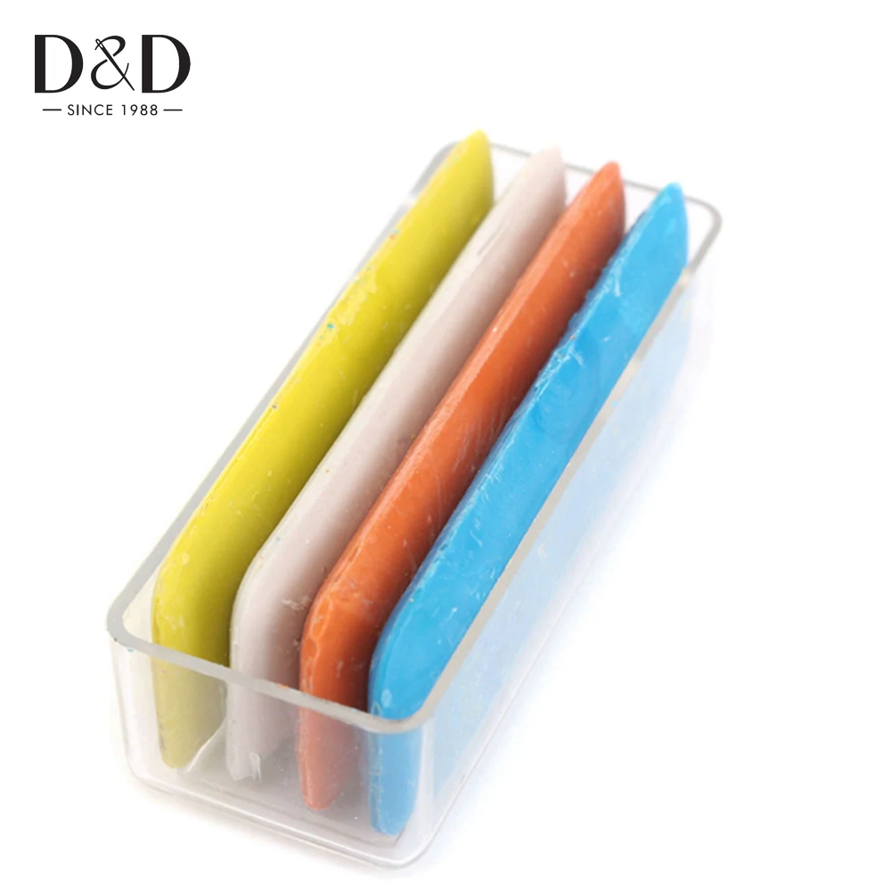 

D&D 4pcs Colorful Draw Tailor's Chalk Fabric Dressmakers Chalk DIY Sewing Tool Accessories 2*5.5cm