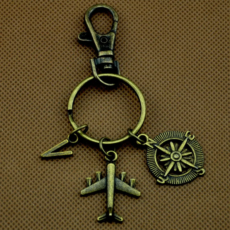 

Airplane Keychain, Pilot's Key Chain , Pomass Gift aircraft charm aviat,Gift for best firend,Birthday gift,